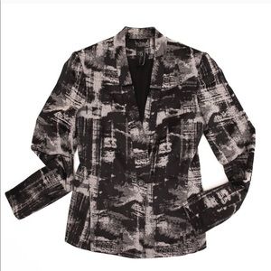 Zero + Maria Cornejo Nia Blazer in Fracture Print